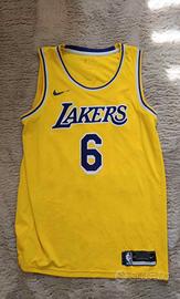 Canotta NBA Lakers LeBron James 6 Originale Nike 
