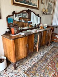 Credenza Vintage Anni 40/50 con Specchiera