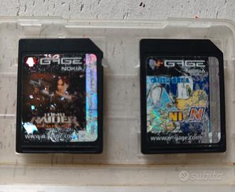 schede gioco Nokia N-Gage tomb raider sonic