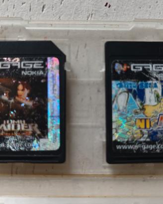 schede gioco Nokia N-Gage tomb raider sonic