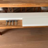 MENSOLE BIANCO LACCATO LUCIDO