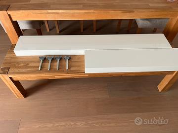 MENSOLE BIANCO LACCATO LUCIDO