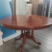 tavolo antico con rotelle 