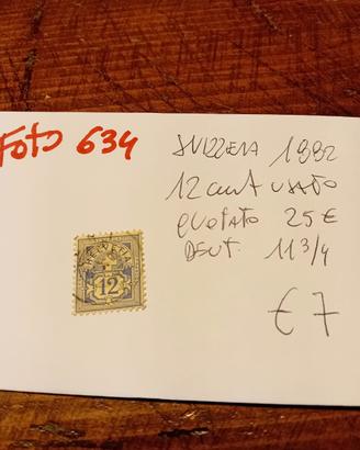 Svizzera francobolli importanti 