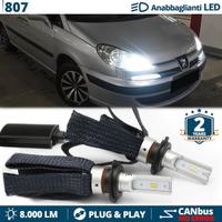 Kit Luci LED per Peugeot 807 ANABBAGLIANTI CANbus