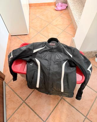 GIACCA MOTO PELLE