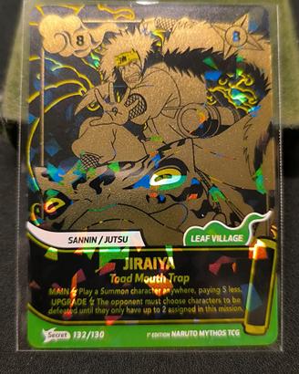 Naruto Mythos Jiraiya Secret Tcg 132/130