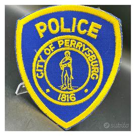 Patch Vintage US Perrysburg Stemma Ricamato 1816