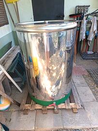 serbatoio olio 400 LT acciaio inox
