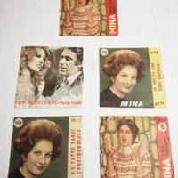 Collezione 5 dischi Mina 45 giri vinile anni 60