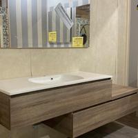 MOBILE BAGNO SFALSATO 180 CM