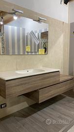 MOBILE BAGNO SFALSATO 180 CM