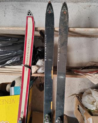 3 sci vintage elan,  fischer, rossignol, cober