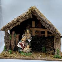 Presepe artigianale in Legno altezza 50cm