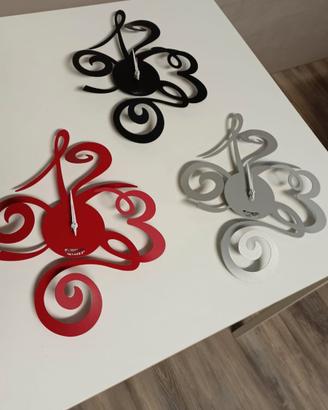 Orologio Arti e Mestieri rosso/silver/nero