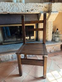 Sedie legno masello
