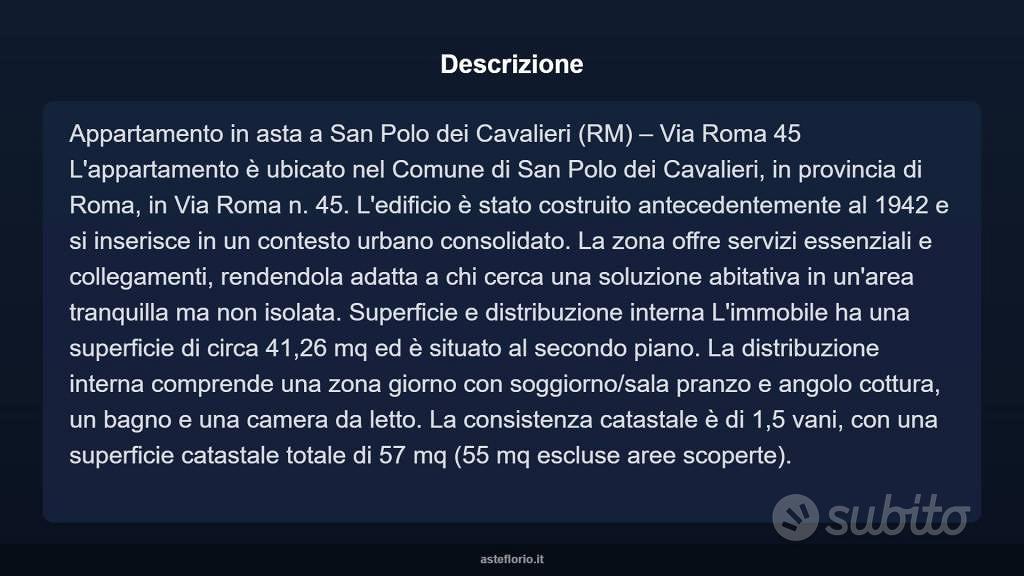 Appartamento – San Polo dei Cavalieri, Santa Balbina - Vista 4