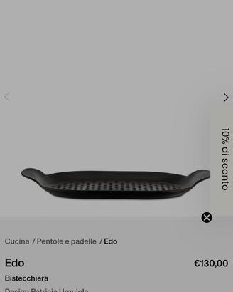 Bistecchiera in ghisa Alessi Edo