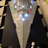 Lego Imperial Star Destroyer #75252 illuminato LED