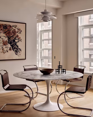 Un'icona: l'autentico tavolo Tulip di Knoll