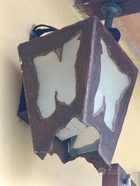 applique a muro in ferro da giardino 