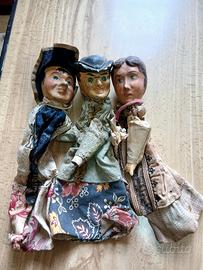 Antiche marionette burattini fine 800