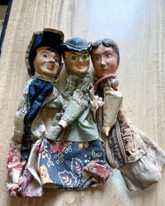 Antiche marionette burattini fine 800