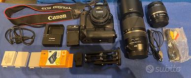 Canon Eos 550d + 3 obiettivi