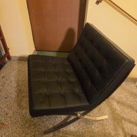 Poltrona in vera pelle 