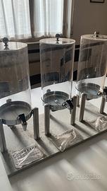 Dispencer acqua bibite nuovo 3 bull plexiglass