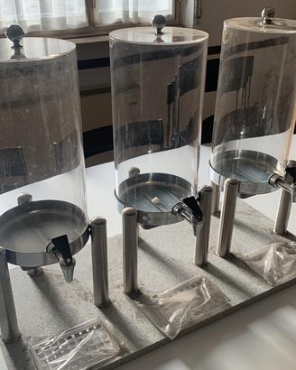 Dispencer acqua bibite nuovo 3 bull plexiglass