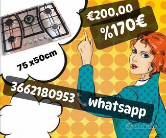 5 fuochi75x50 scontato