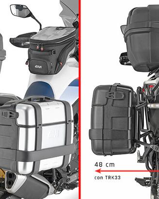 GIVI PORTA VALIGIE LATERALE HONDA TRANSALP XL750 2