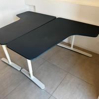 Scrivania Ikea Bekant 160x110 angolare