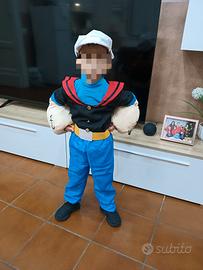 costume vestito carnevale braccio di ferro 