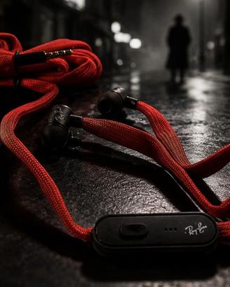 🎧 Auricolari Ray-Ban Originali – Nuovi 🔴