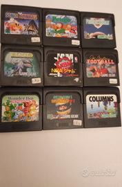 9 GIOCHI GAME GEAR 7 ACCESSORI PENGO COLLECTION