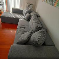 Divano in tessuto 2,3x2m