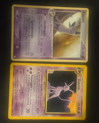 Carte pokemon vintage espeon