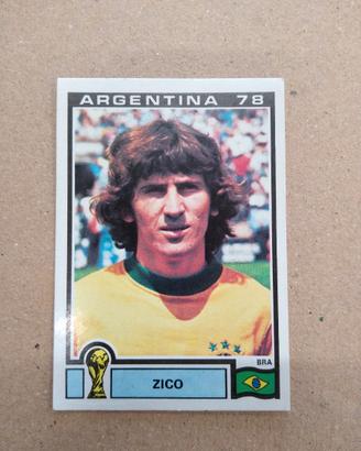 PANINI Argentina '78 #254 Zico- ROOKIE