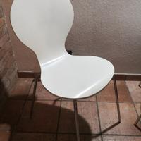 sedie moderne legno e metallo