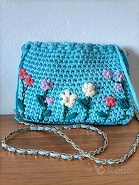 Borsa tracolla in lycra handmade