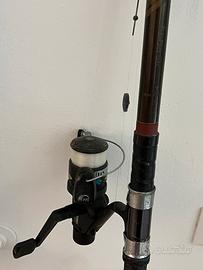 Canna 3m con galleggiante, piombi e mulinello