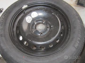 RUOTA-SCORTA-PNEUM-205/60/R16+KIT-5FORI X RENAULT