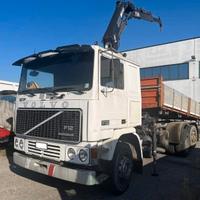 VOLVO FL12 6X2 GRU HAIB 140 E CASSONE RIBALTABILE 