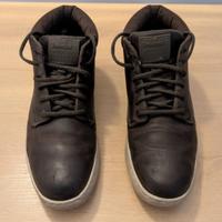 Scarponcini in pelle marrone Timberland Aerocore