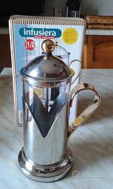 Infusiera Milady Linea Londra Viganò acciaio 18/10