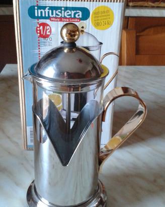 Infusiera Milady Linea Londra Viganò acciaio 18/10
