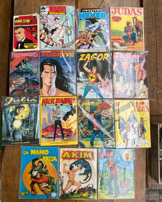 Fumetti numeri 1 in blocco