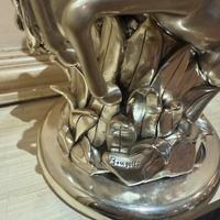 Scultura OTTAVIANI calvalli in lamina d’argento